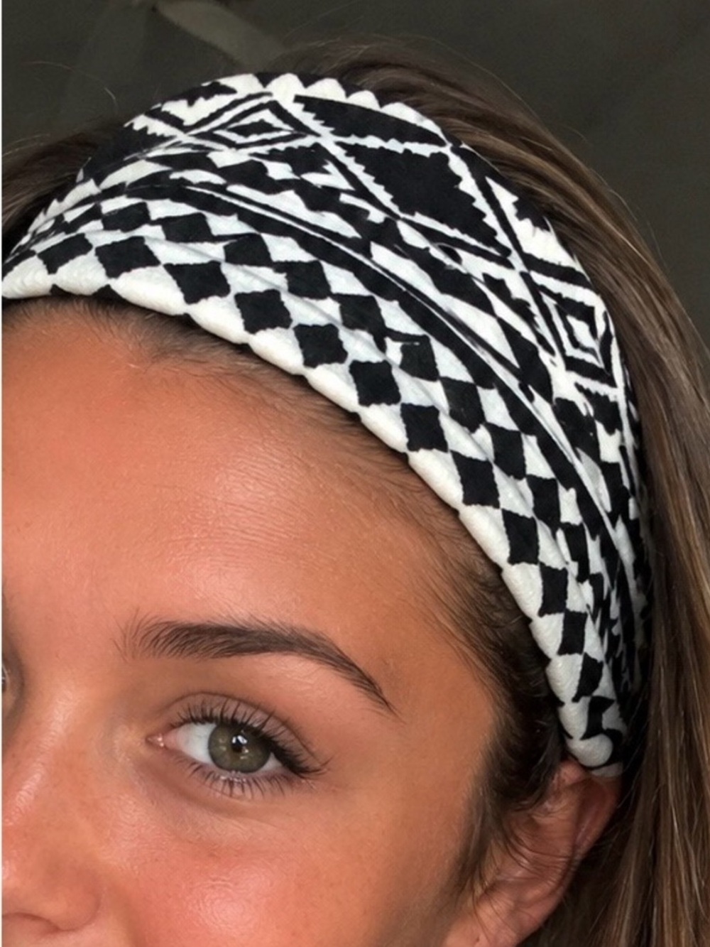 Headbands Black, White and Geometric 3 colors - Women Hair Accessory